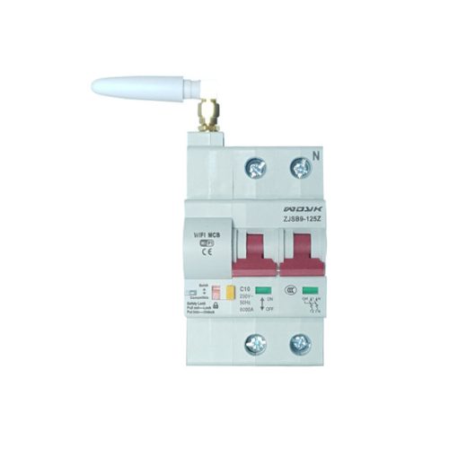 WDYK MCB 10A 2P Wi-Fi Smart Mini Circuit Breaker (10A, 1P+1N)