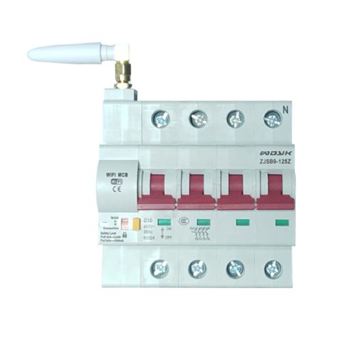 WDYK MCB 10A 4P Wi-Fi Smart Mini Circuit Breaker (10A, 3P+1N)